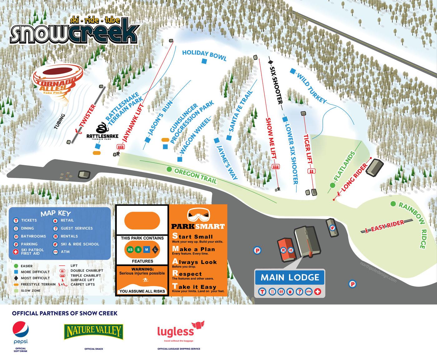 Snow Creek Trail Map